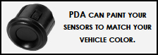 PDA can paint your sensors to match your vehicle color