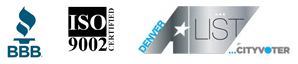 BBB, ISO 9002, Denver A-List